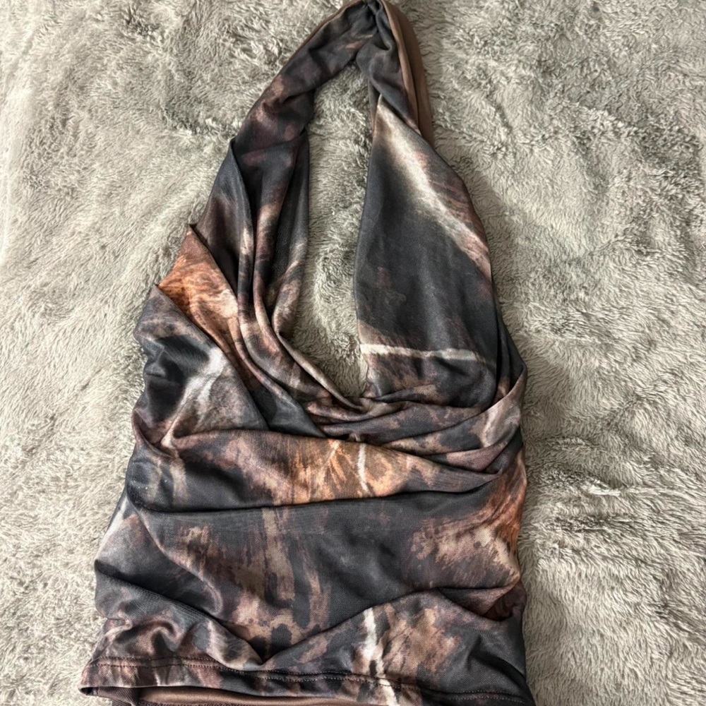 Chic Multicolor Halter Top